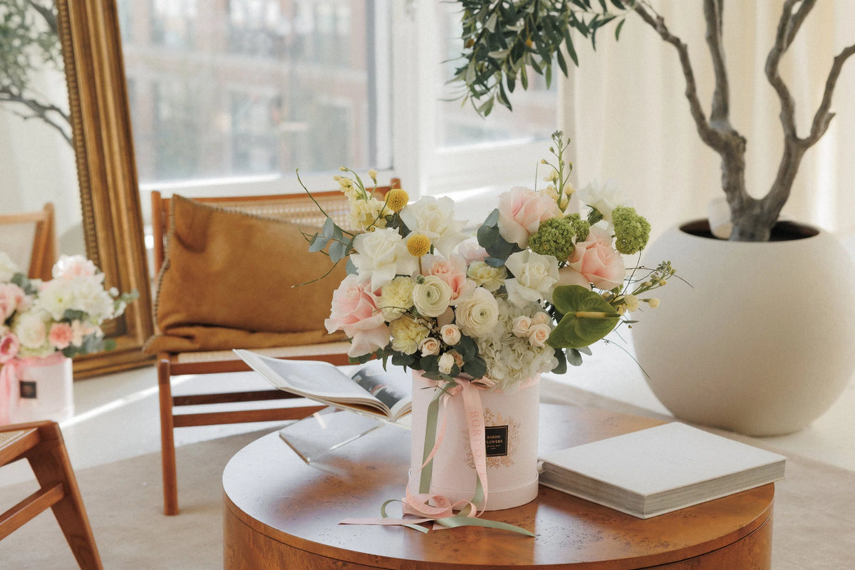 Fresh flower bouquet arranged for same-day delivery by Bordo Flowers Chicago
