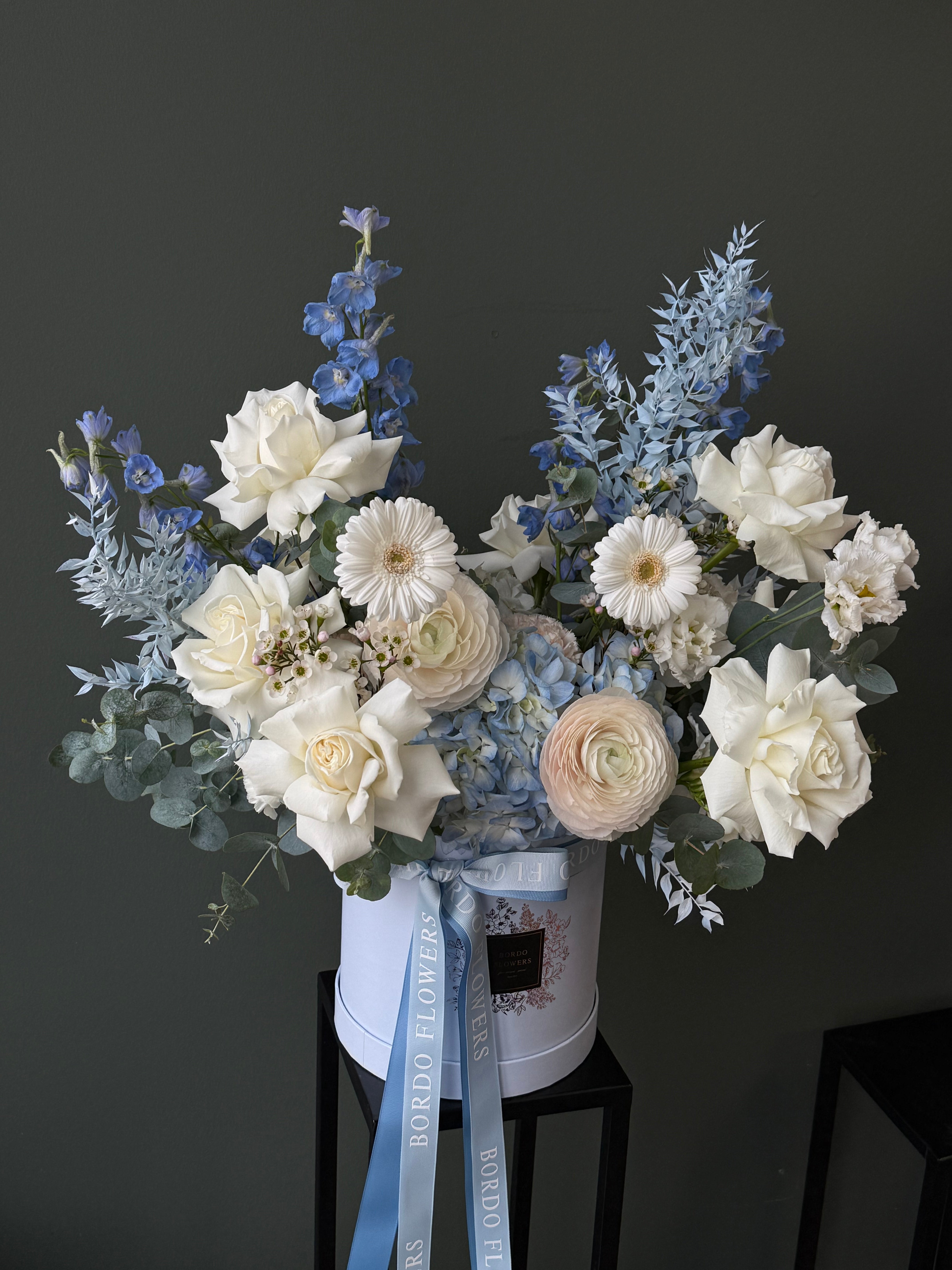 "Blue Bell" bouquet in Chicago, elegant fresh flower arrangement for same-day delivery