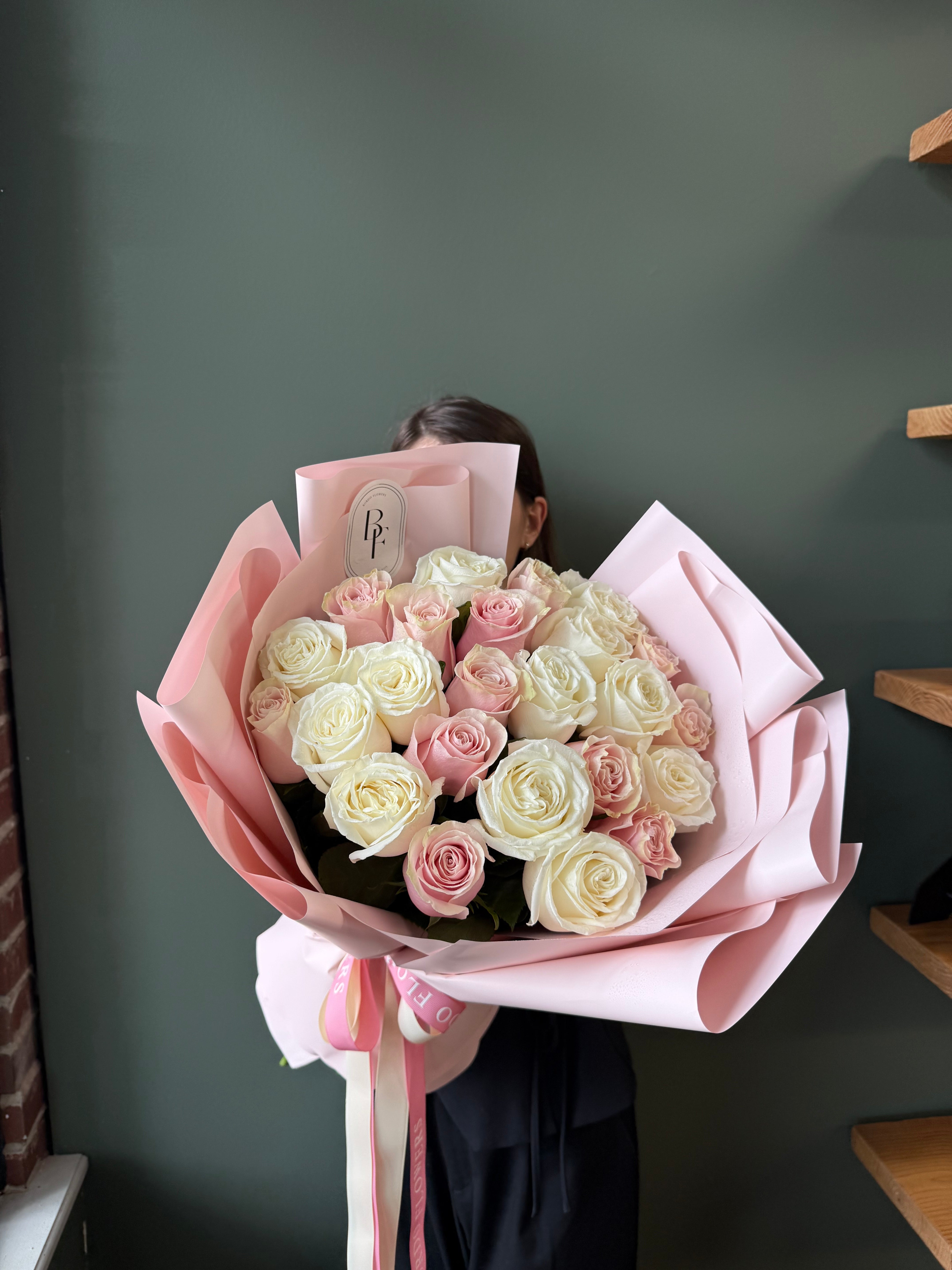 “2 Dozen of colored roses”