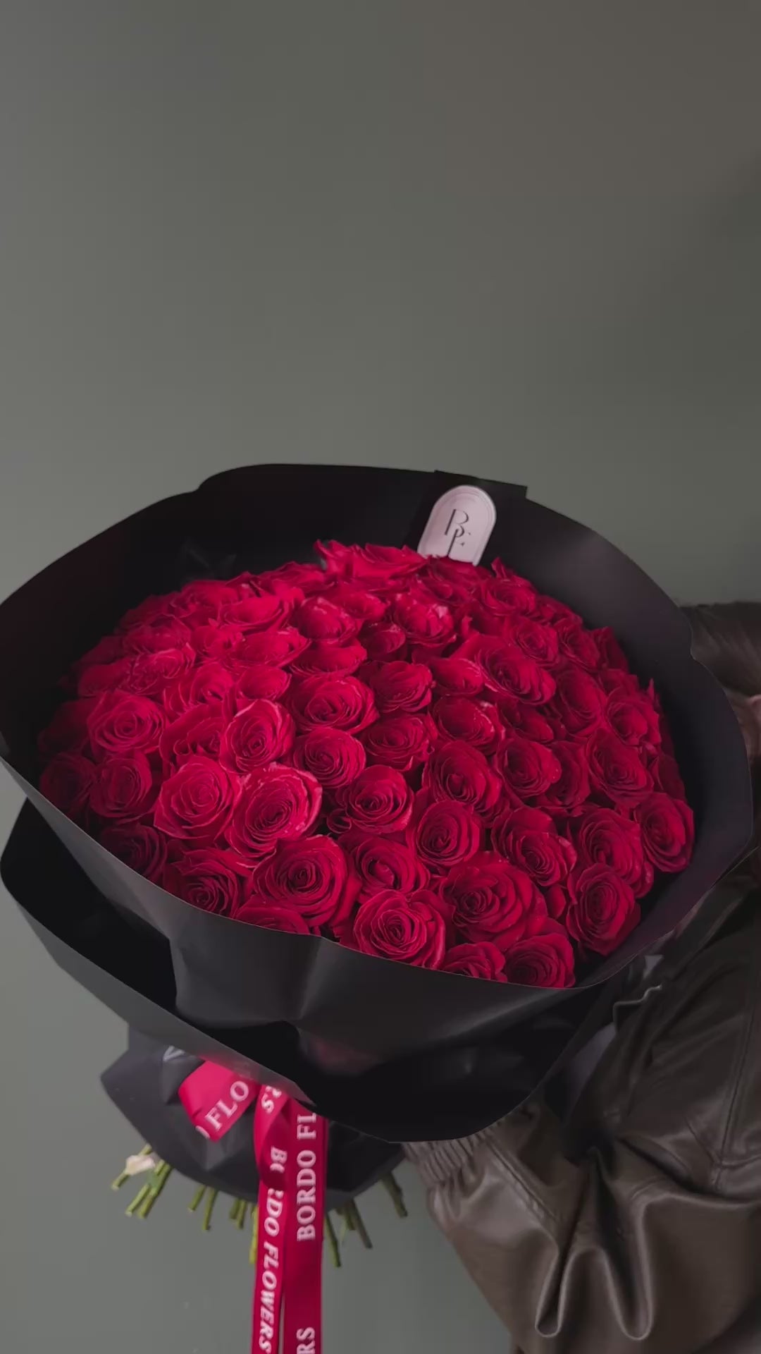 75 Red Roses In A Bouquet bouquet in Chicago, elegant fresh flower arrangement for same-day delivery