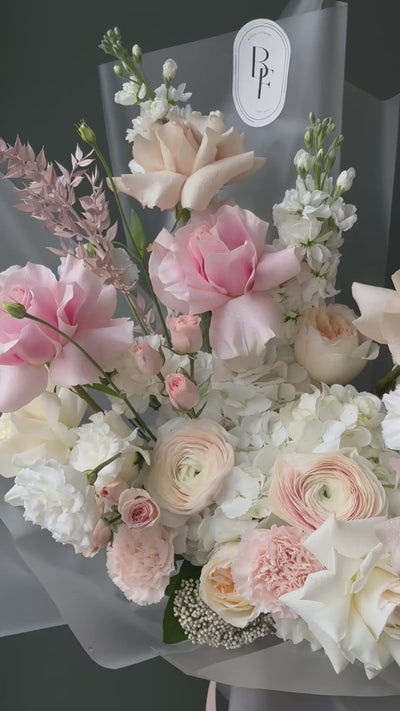 Love Letter bouquet in Chicago, elegant fresh flower arrangement for same-day delivery
