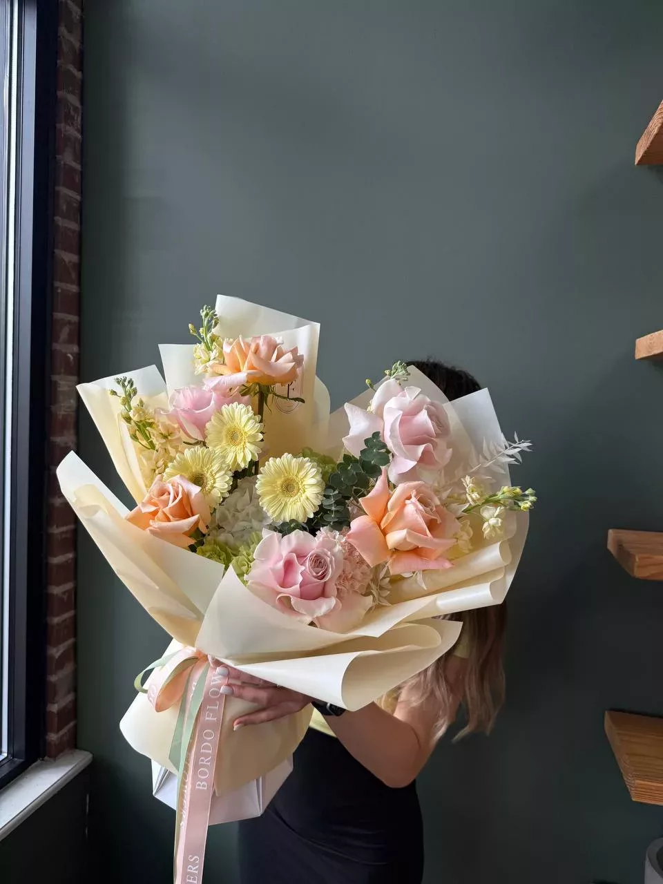 Pink Lemonade The Pink Lemonade bouquet from our regular collection is a cheerful and refreshing arrangement in vibrant hues of pink and soft yellow, balanced with touches of gentle greenery. Wrapped in delicate pink paper, it radiates joy and playfulness — perfect for brightening someone’s day or adding a lively pop of color to any celebration. Its uplifting palette brings a sense of fun and sweetness, making it a thoughtful gift for birthdays, thank-yous, or just because.